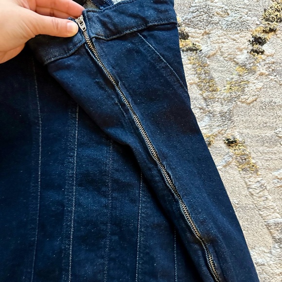 Zara Denim Mini Dress - Picture 2 of 5